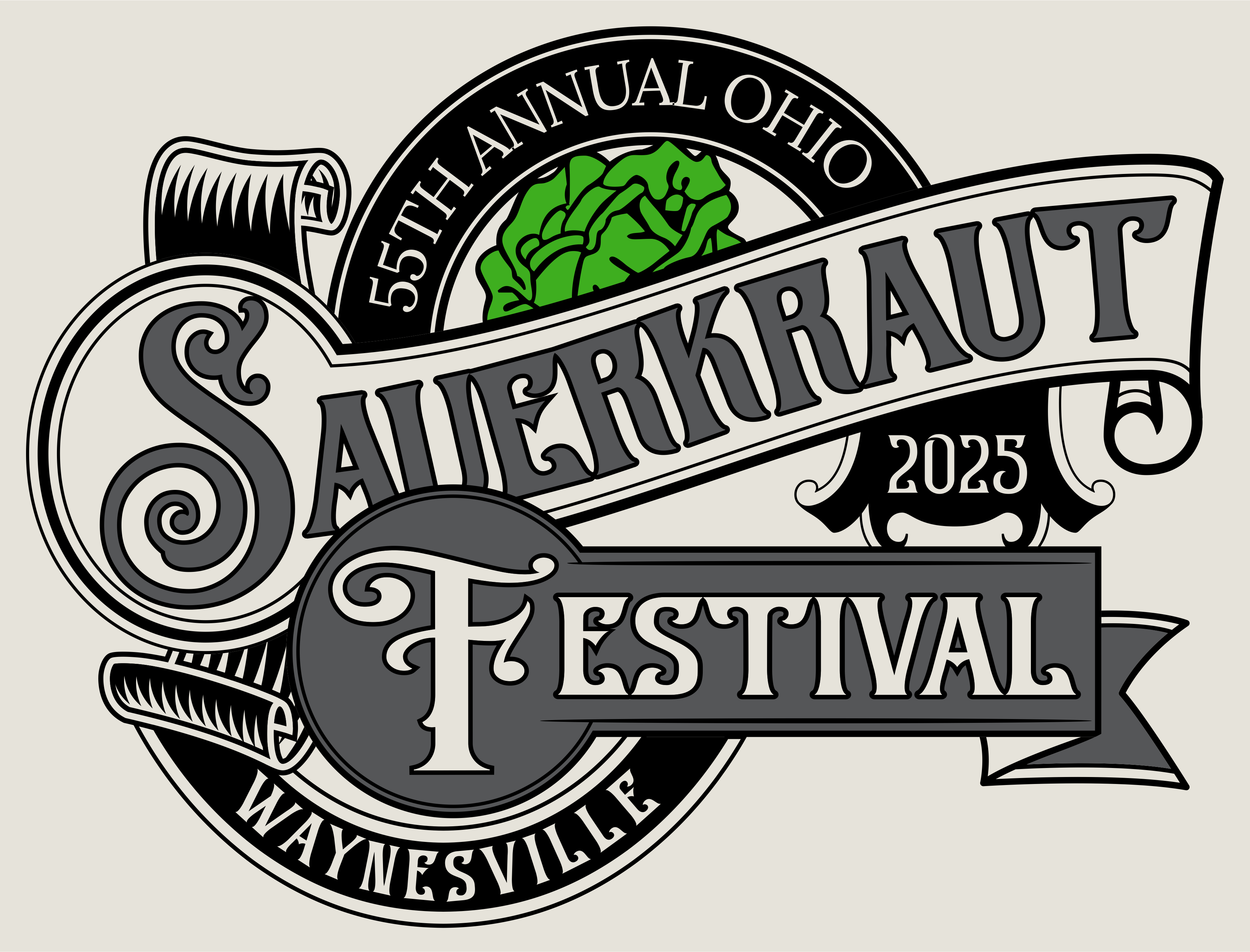 Ohio Sauerkraut Festival logo
